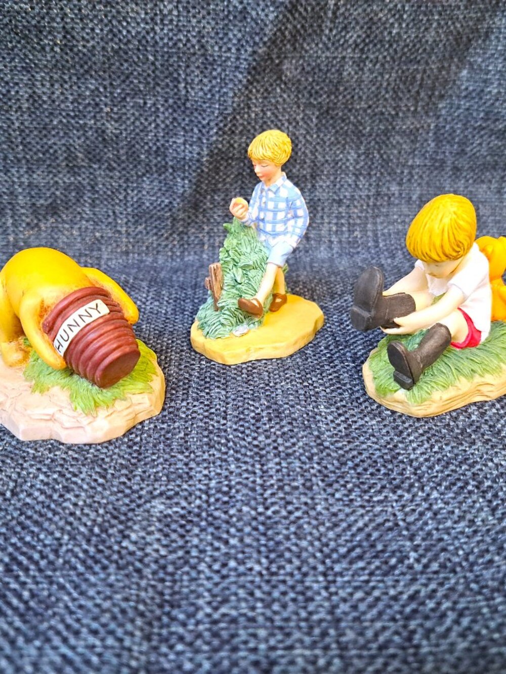 3 LENOX DISNEY WINNIE THE POOH FIGURINES AND CHRISTOPHER ROBIN